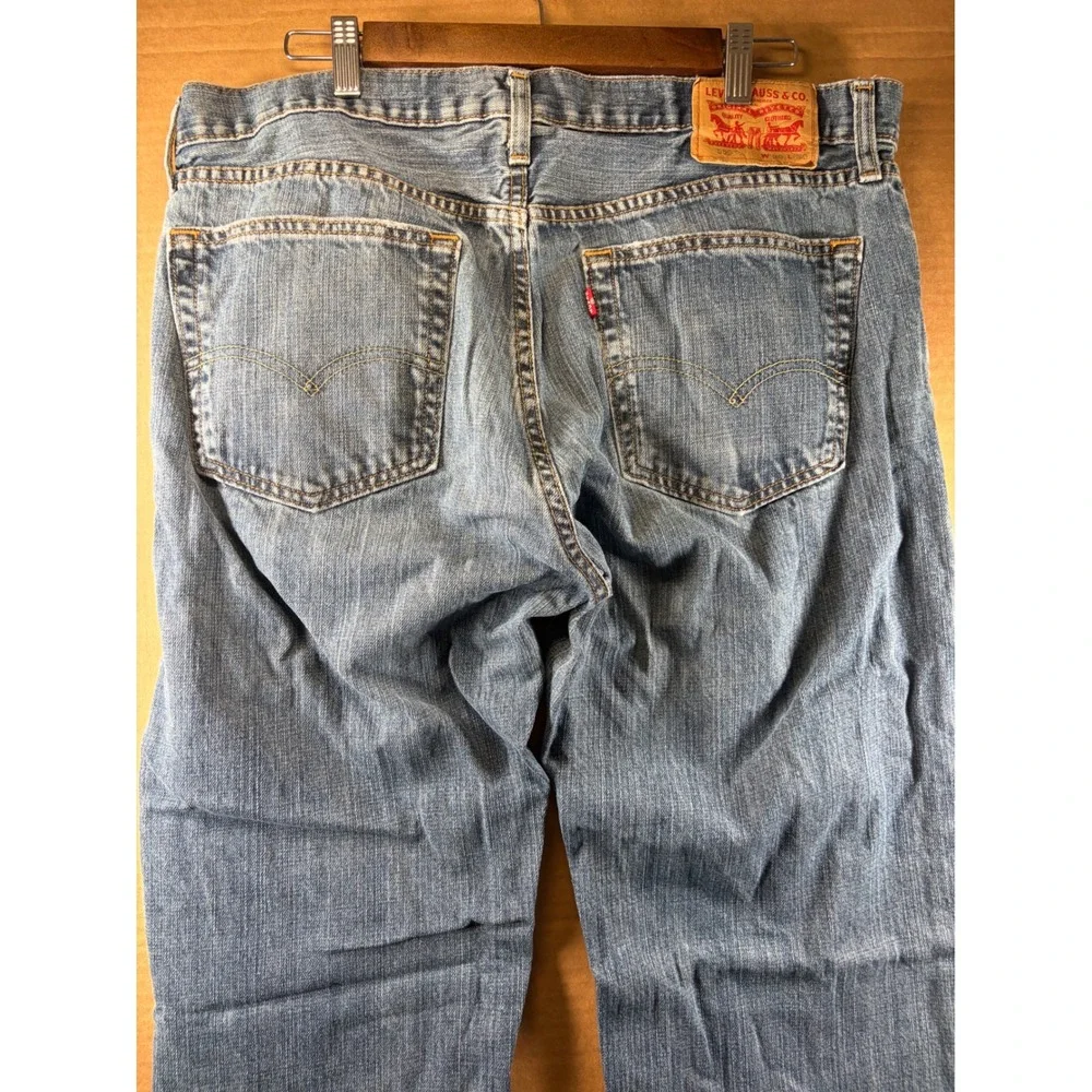 Levi's 559 Relaxed Straight Jeans Mens 36x30 Blue Denim Medium Wash Casual